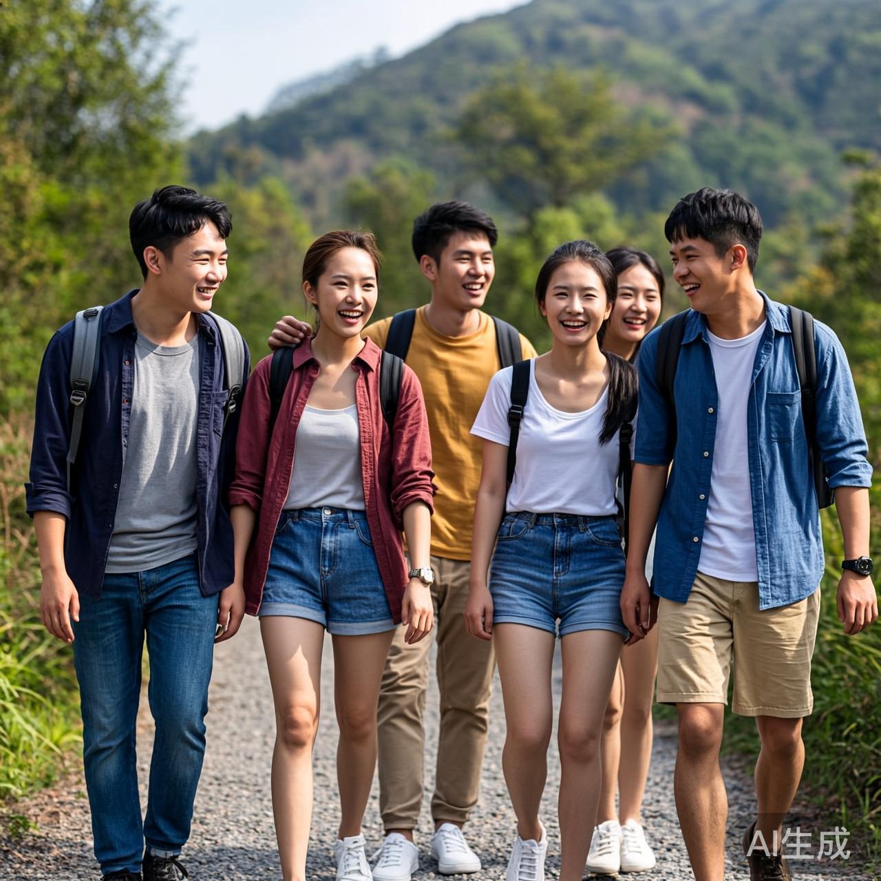 年轻人户外搭子活动