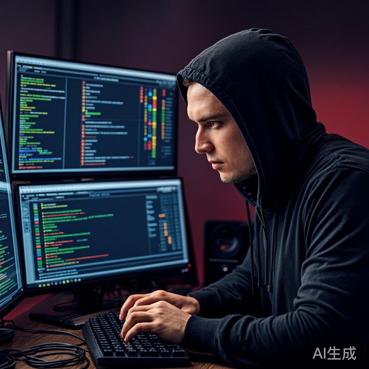 黑客用AI生成钓鱼邮件的工作场景