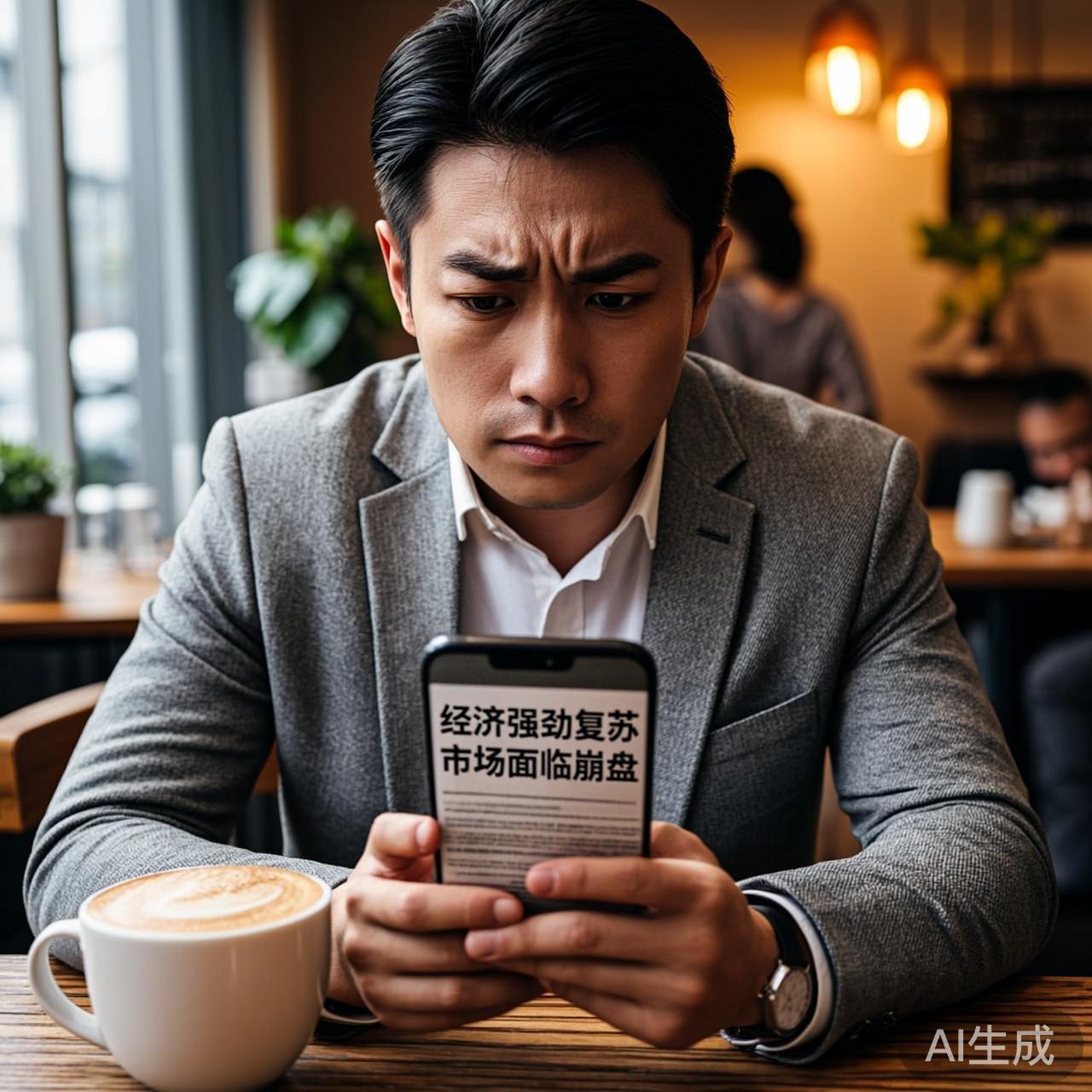 普通人在手机上看到真假难辨的新闻