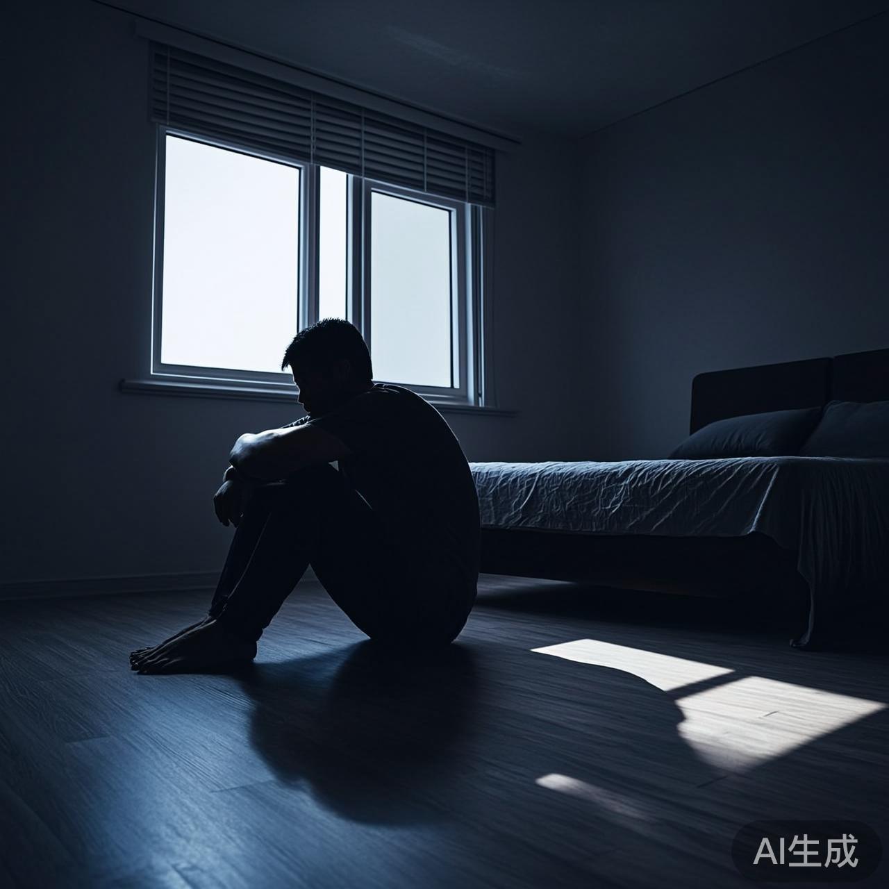 深夜一个人的房间