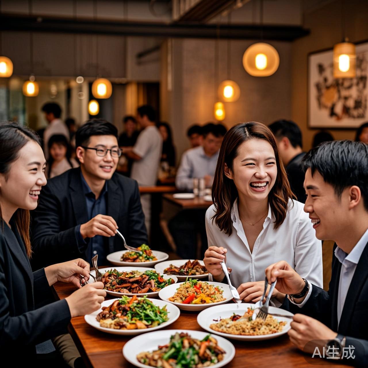 社交聚会上的表面交谈