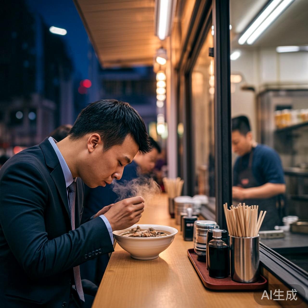 深夜便利店的孤独食客
