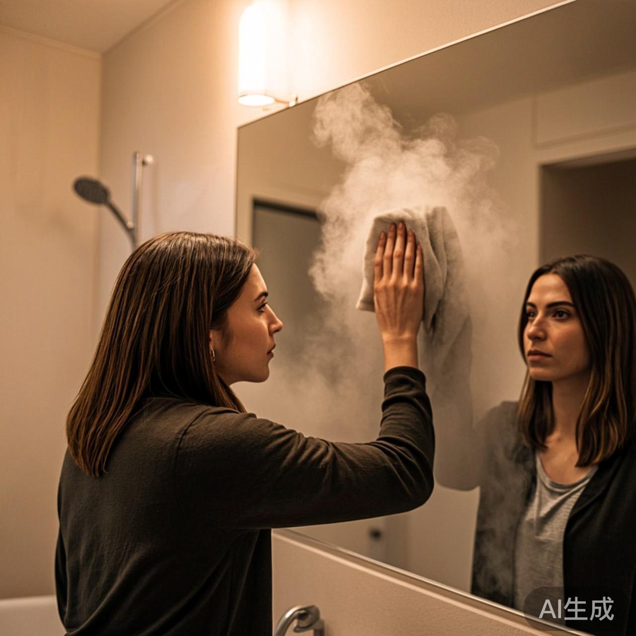 深夜浴室独处时刻