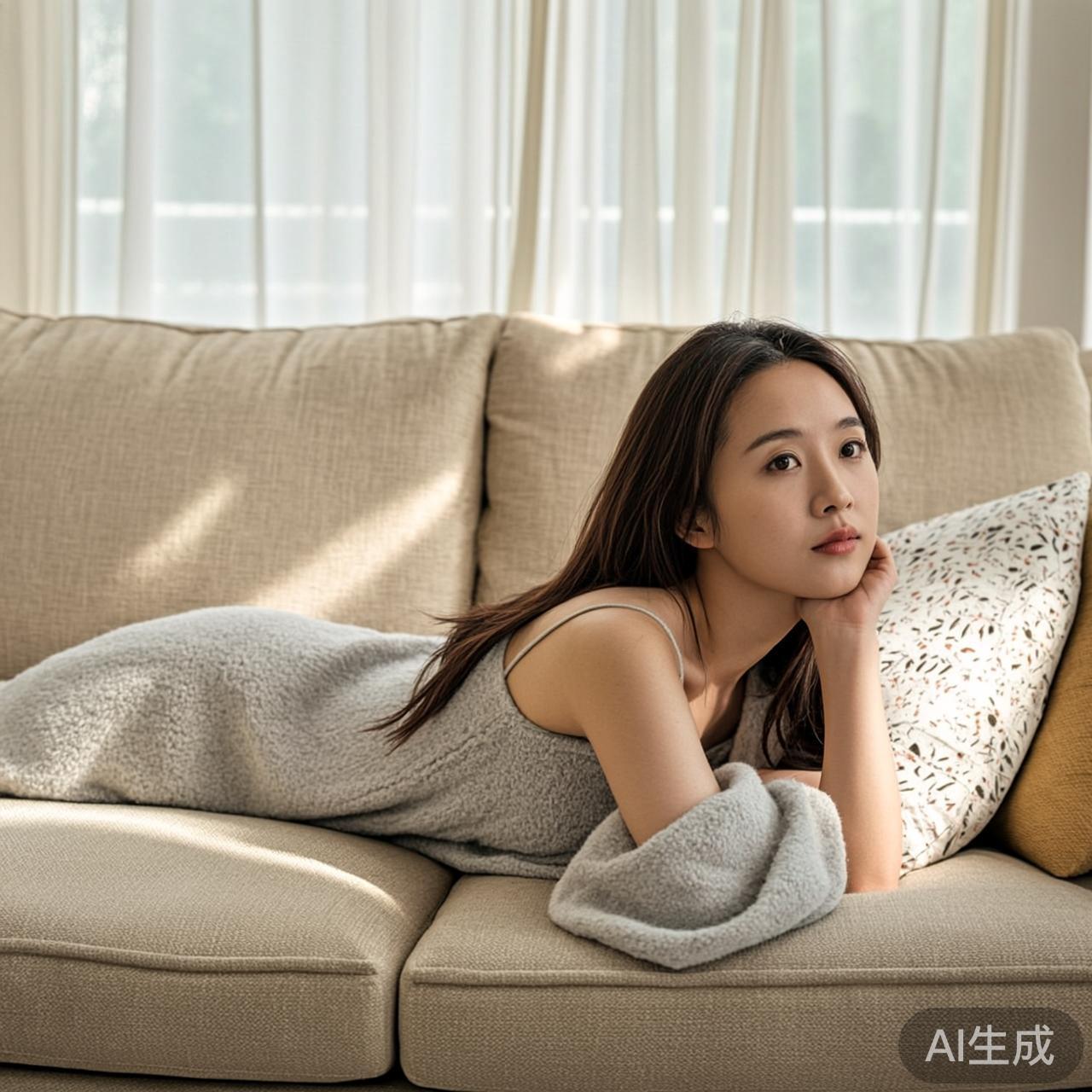 窗边发呆的人